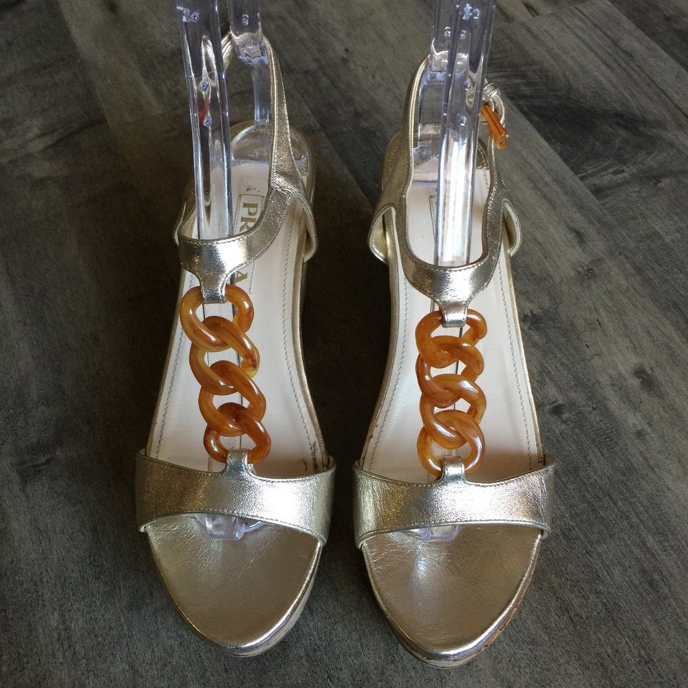 Prada Platform Wedges